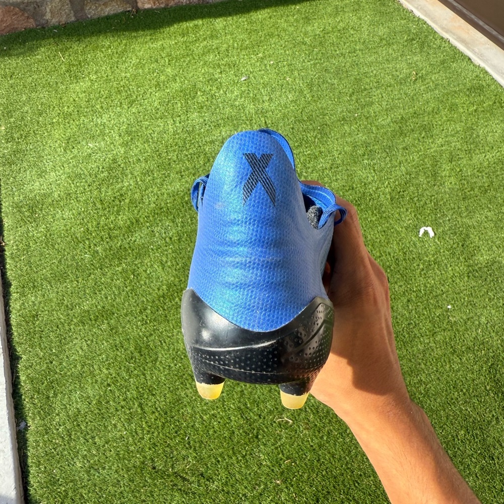 Blue Adidas X 19.1 soccer cleats - Picture 14 of 17